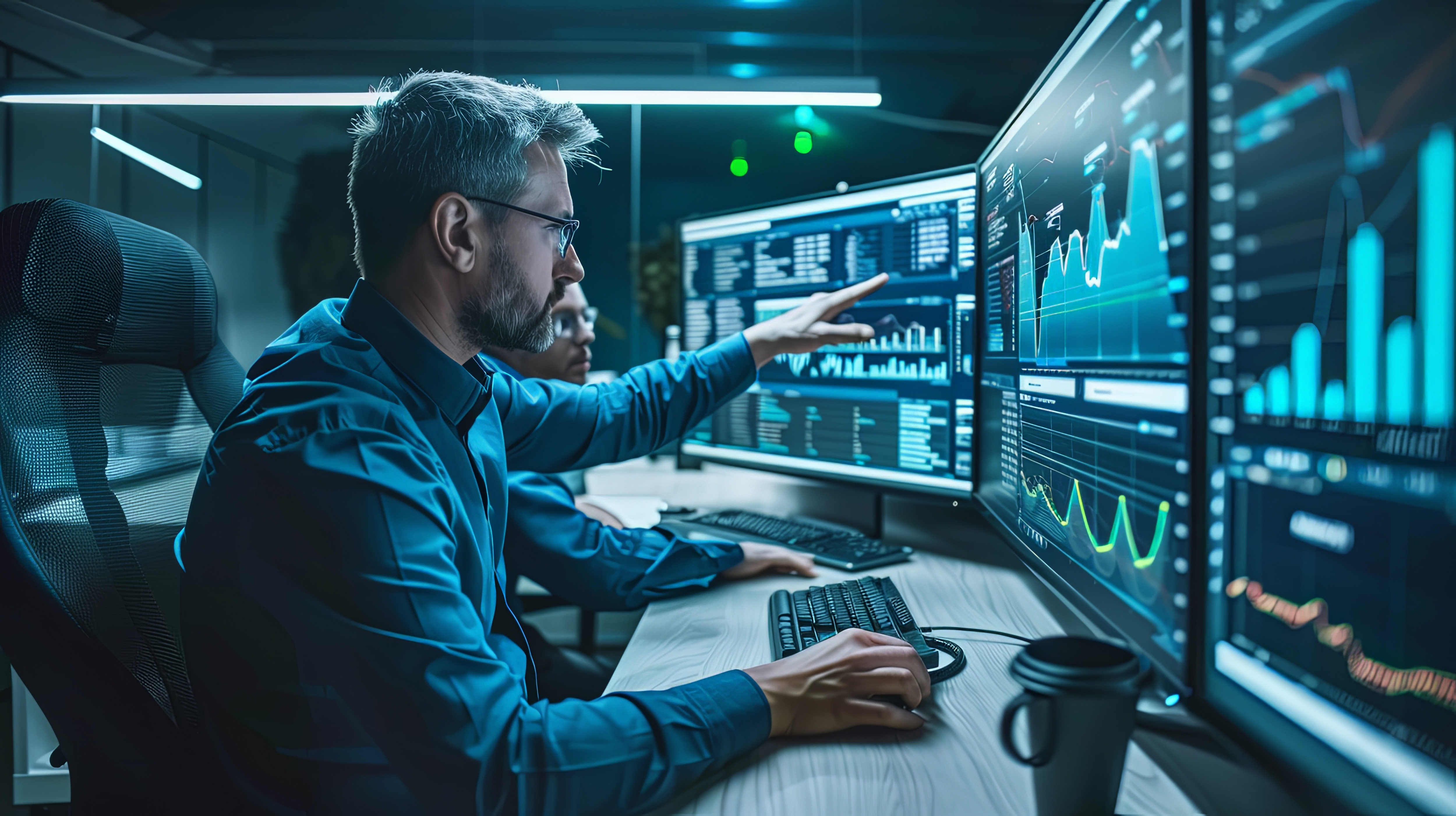 Image of people working in the SOC