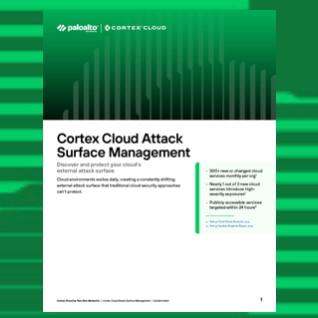 Cortex Cloud 공격 표면 관리