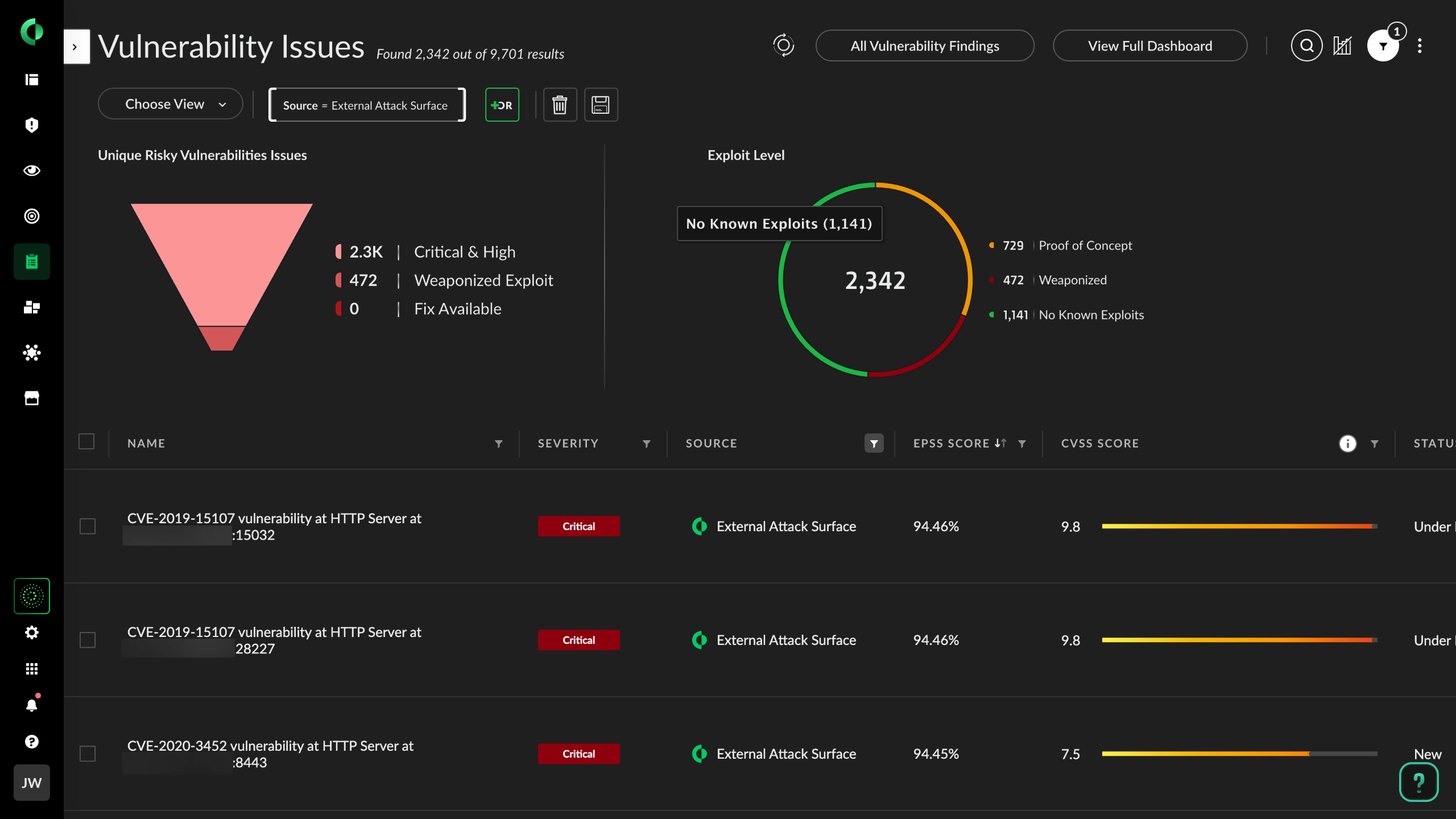 클라우드 공격 표면 관리