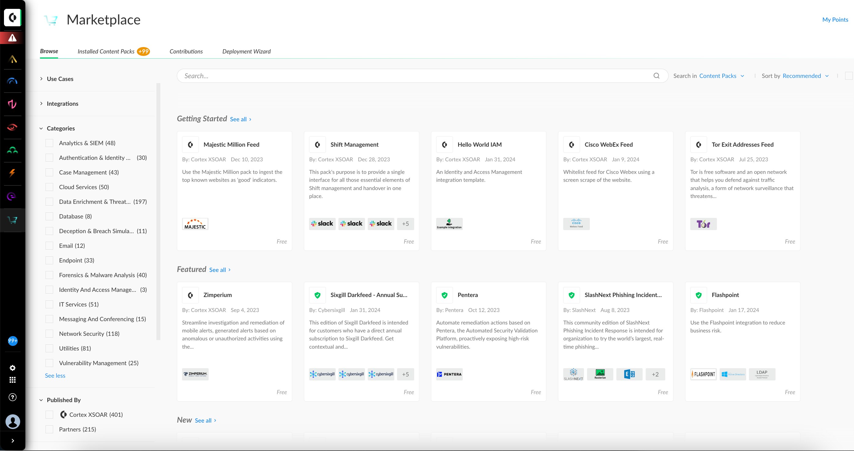 업계 최대 규모의 SOAR 에코시스템 활용