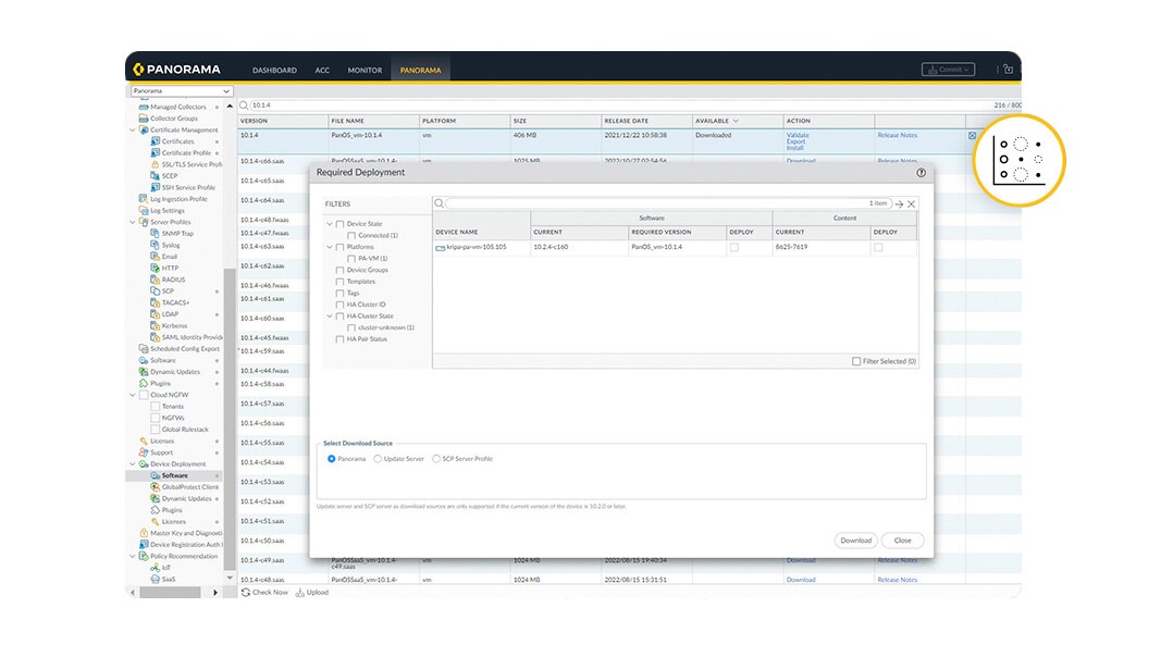 최신 PAN-OS® 보안 기술을 손쉽게 활용