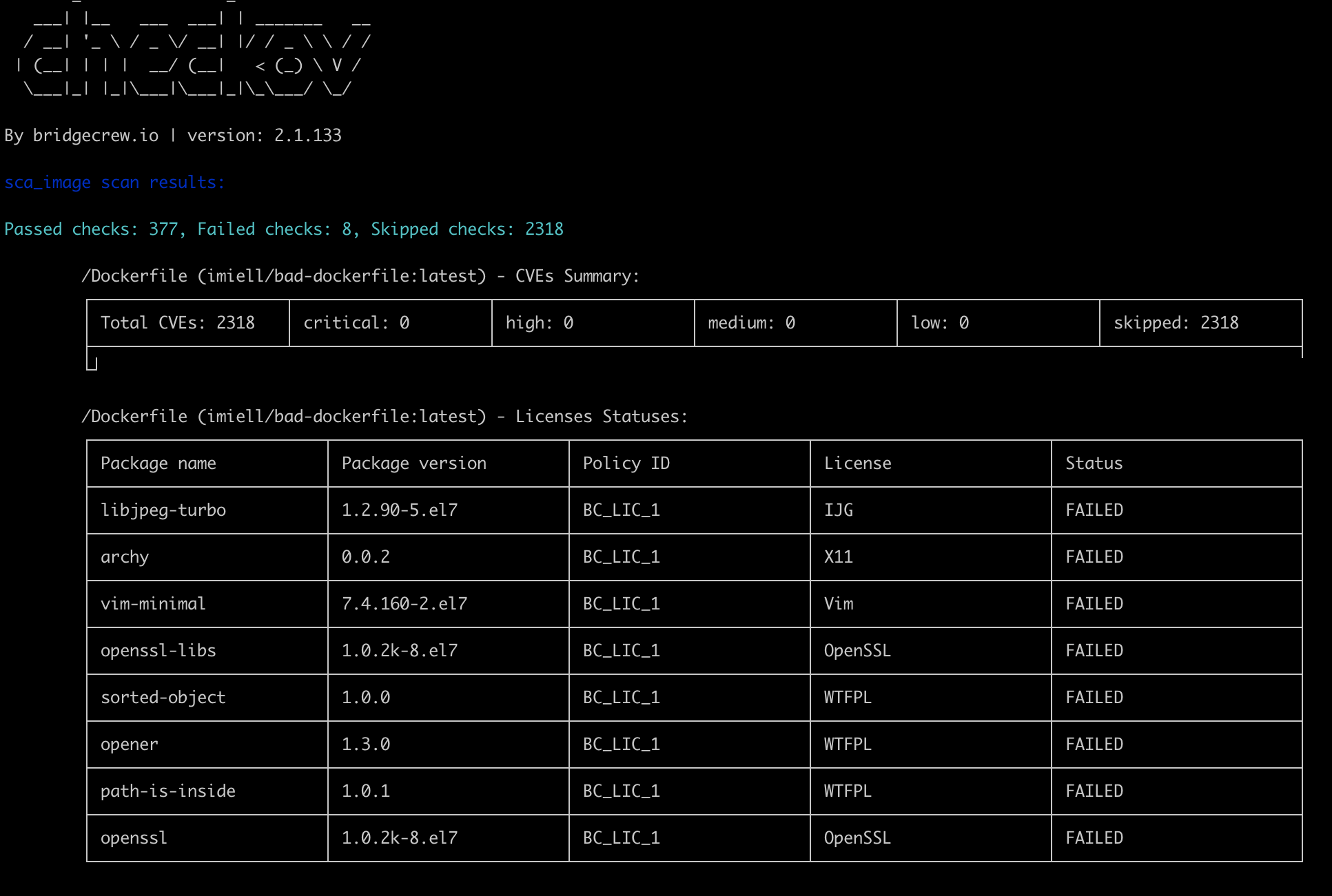 OSS 라이선스 규정 준수