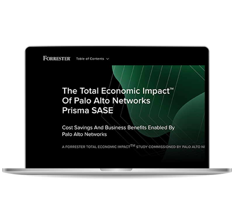 Palo Alto Networks Prisma SASE의 총 경제적 영향(Total Economic Impact™)