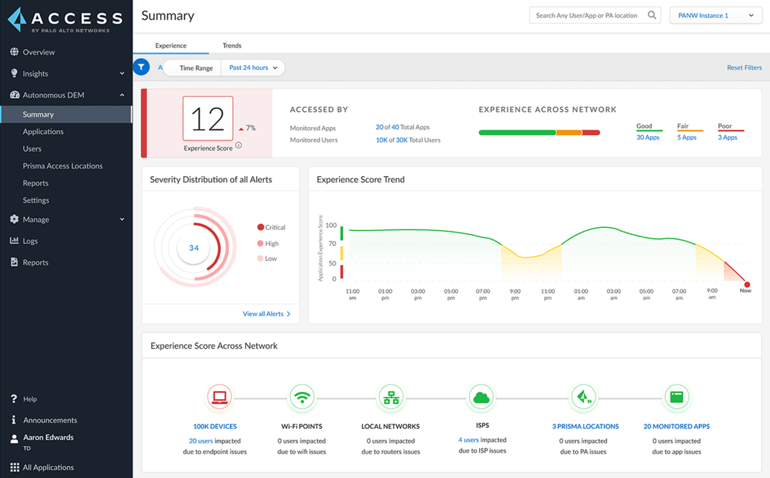 완전한 클라우드 기반 보안