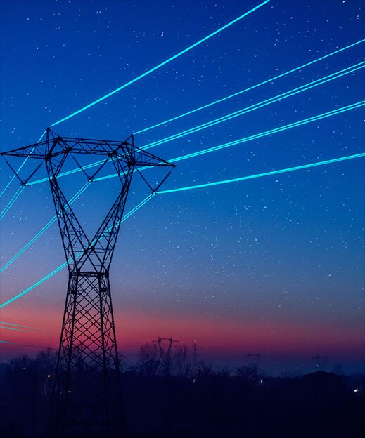 송전탑 및 전선